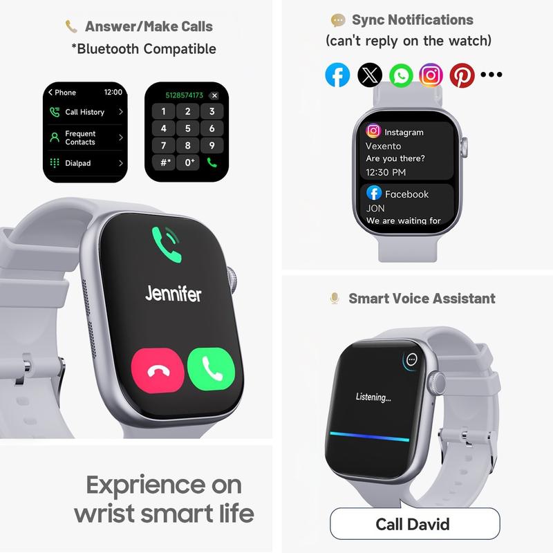 Pandyla All-in-One Smart Watch|2.04" Screen, 100+ Sports Modes