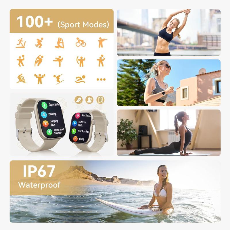Pandyla All-in-One Smart Watch｜2.04" Screen, 100+ Sports Modes