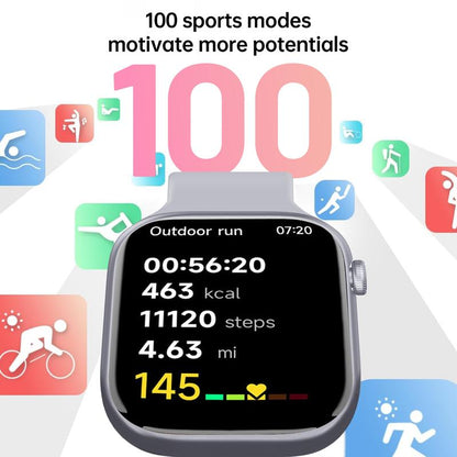Pandyla All-in-One Smart Watch｜2.04" Screen, 100+ Sports Modes